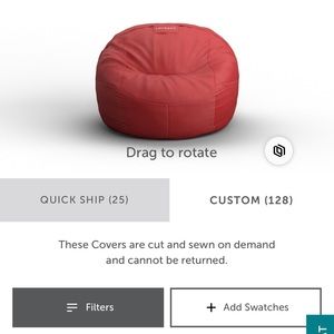 Red Micro Velvet Supersac cover